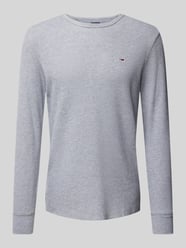 Longsleeve mit Label-Stitching von Tommy Jeans Grau - 25