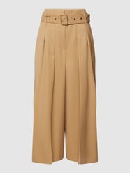 Hose mit Stoffgürtel Modell 'Taliana' von BOSS Braun - 2