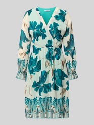 Knielange jurk in all-over look model 'Ja44milaa' van ZABAIONE Beige - 47
