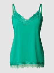 Top in lingerielook, model 'Bicco' van FREE/QUENT Groen - 19