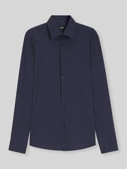 Slim Fit Businesshemd mit Allover-Muster Modell 'P-Hank-kent-C1-222' von BOSS - 35