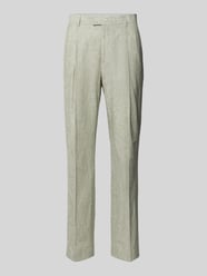 Pantalon van linnenmix met persplooien van MCNEAL - 36