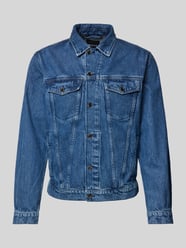 Jeansjacke mit Umlegekragen Modell 'Livorno' von BOSS Blau - 6