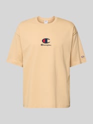 T-Shirt mit Label-Stitching von Champion Beige - 23