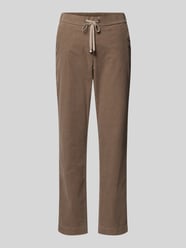 Hose in verkürzter Passform mit elastischem Bund Modell 'sue' von TONI Beige - 3