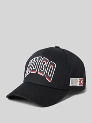 Basecap mit Label-Stitching Modell 'Jude' von HUGO Schwarz - 2