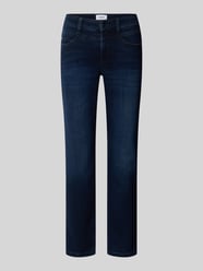 Jeansy o kroju slim fit z mieszanki wiskozy model 'Posh' od CAMBIO - 48