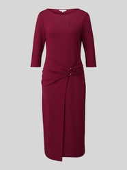 Tailliertes Businesskleid aus Modal-Mix von Tom Tailor Bordeaux - 32