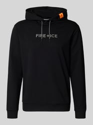 Hoodie mit Logo Modell 'CADELL' von FIRE + ICE - 5