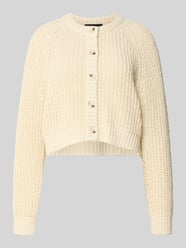 Strickjacke mit Rundhalsausschnitt von Oui - 44
