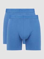 Trunks mit Stretch-Anteil im 2er-Pack Modell 'Long Life'  von Bruno Banani Blau - 33