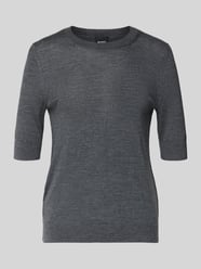 Sweter o kroju regular fit z czystej żywej wełny model 'FARBELLA' od BOSS - 16