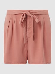 Szorty PLUS SIZE z lyocellu model ‘Mia’ od Vero Moda Curve Różowy - 46