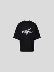 T-Shirt mit Label-Print von Preach Schwarz - 45