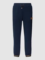 Sweatpants mit Strukturmuster von EA7 Emporio Armani Blau / Türkis - 36