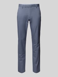 Slim Stretch Fit Chino mit Gürtelschlaufen von Polo Ralph Lauren Blau - 1