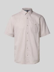 Regular fit vrijetijdsoverhemd met borstzak van LERROS Beige - 27