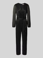 Jumpsuit in Wickel-Optik von Christian Berg Cocktail Schwarz - 36