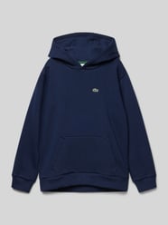 Hoodie mit Logo-Patch von Lacoste Blau - 11