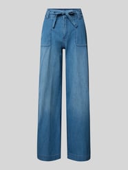 Wide Leg Jeans mit Bindegürtel Modell 'Sienna' von MAC - 36