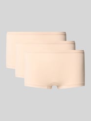 Pants mit Label-Print Modell 'GO DAILY' im 3er-Pack von Sloggi Beige - 26