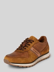 Sneakers met vetersluiting, model 'Cirino' van bugatti Bruin - 5