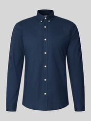 Regular Fit Freizeithemd aus Baumwoll-Mix Modell 'Oxford' von Lindbergh - 36