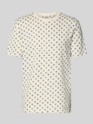 T-Shirt im Allover-Look mit Rundhalsausschnitt von Scotch & Soda - 44