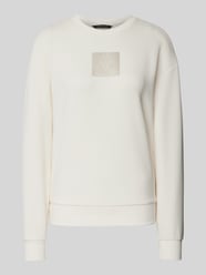 Sweatshirt mit Label-Detail von ARMANI EXCHANGE Beige - 35