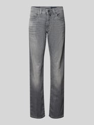Jeansy w kroju regular fit z efektem znoszenia model 'Lyon' od Pierre Cardin - 13