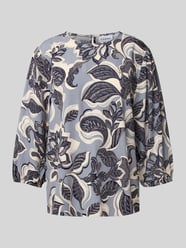 Bluzka z wiskozy z rękawami o dł. 3/4 od comma - 12