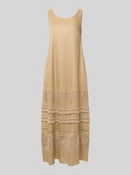 Zwiewna sukienka casual z czystego lnu model 'DOLMEN' od Weekend Max Mara - 3