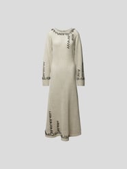 Wollkleid mit Lochmuster von The Garment Grau - 10