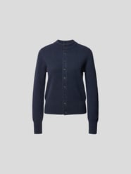 Strickjacke mit beidseitiger Knopfleiste von Extreme Cashmere Blau / Türkis - 2