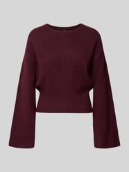 Pullover mit ausgestellten Ärmeln von ONLY Bordeaux - 10