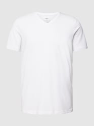 T-shirt met labeldetail van Fynch-Hatton Wit - 16