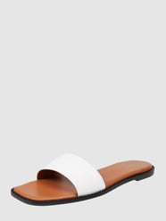 Pantolette mit geprägtem Logo  von CK Calvin Klein Weiß - 37