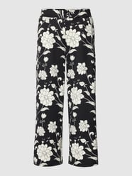 Stoffhose mit Allover-Print Modell 'Kate' von ICHI Schwarz - 24
