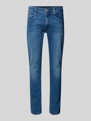 Jeansy o kroju slim fit z dodatkiem streczu model ‘Anbass’ od Replay - 25