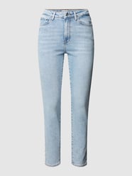 Regular fit jeans met labelpatch, model 'EMILY' van Only Blauw - 25
