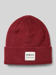 Beanie van wolmix, model 'Mojo' van MSCH Copenhagen Bordeaux - 7