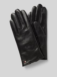 Handschuhe mit Label-Detail von Tommy Hilfiger Schwarz - 46