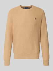 Sweter z dzianiny z wyhaftowanym logo od Polo Ralph Lauren - 17