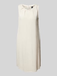 Knielanges Leinenkleid mit Label-Applikation von Marc Cain Beige - 18
