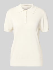 Slim Fit Poloshirt aus reiner Viskose von Calvin Klein Womenswear - 43