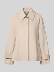 Jacke aus Woll-Mix mit Kentkragen Modell 'Tary' von mbyM Beige - 3