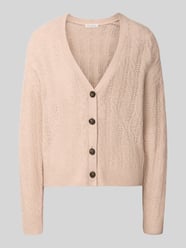 Regular Fit Cardigan aus Alpaka-Mix von Christian Berg Woman Beige - 14