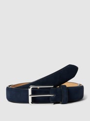 Ledergürtel mit Dornschließe von Mango Blau - 36