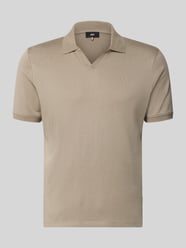 Slim Fit Poloshirt mit Logo-Detail Modell 'Boll' von CINQUE Beige - 2