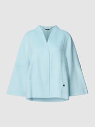 Wolljacke mit Druckknopfleiste Modell 'COLLECTIONS' von Marc Cain Blau - 22